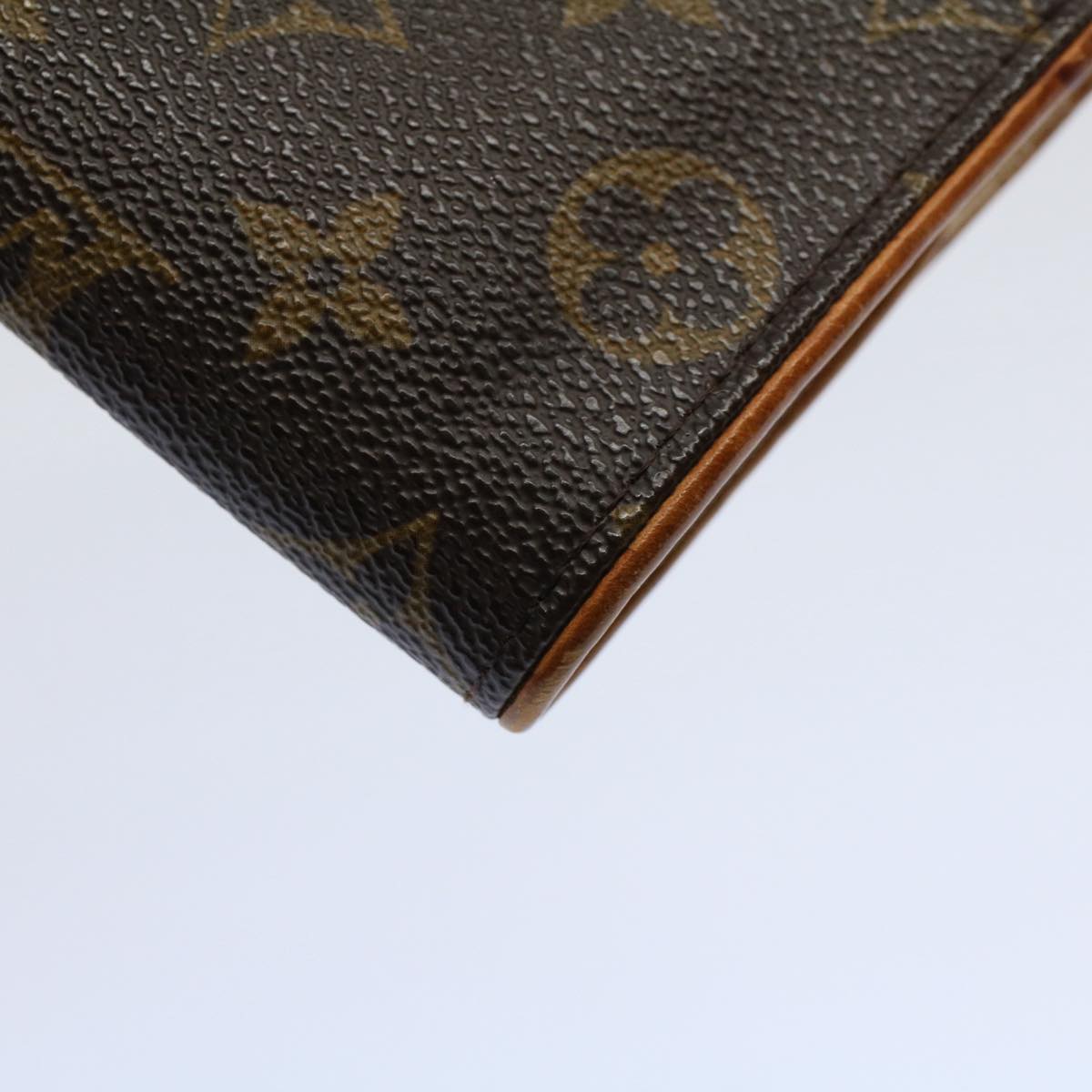 LOUIS VUITTON Monogram Pochette Twin PM Shoulder Bag M51854 LV Auth 57870