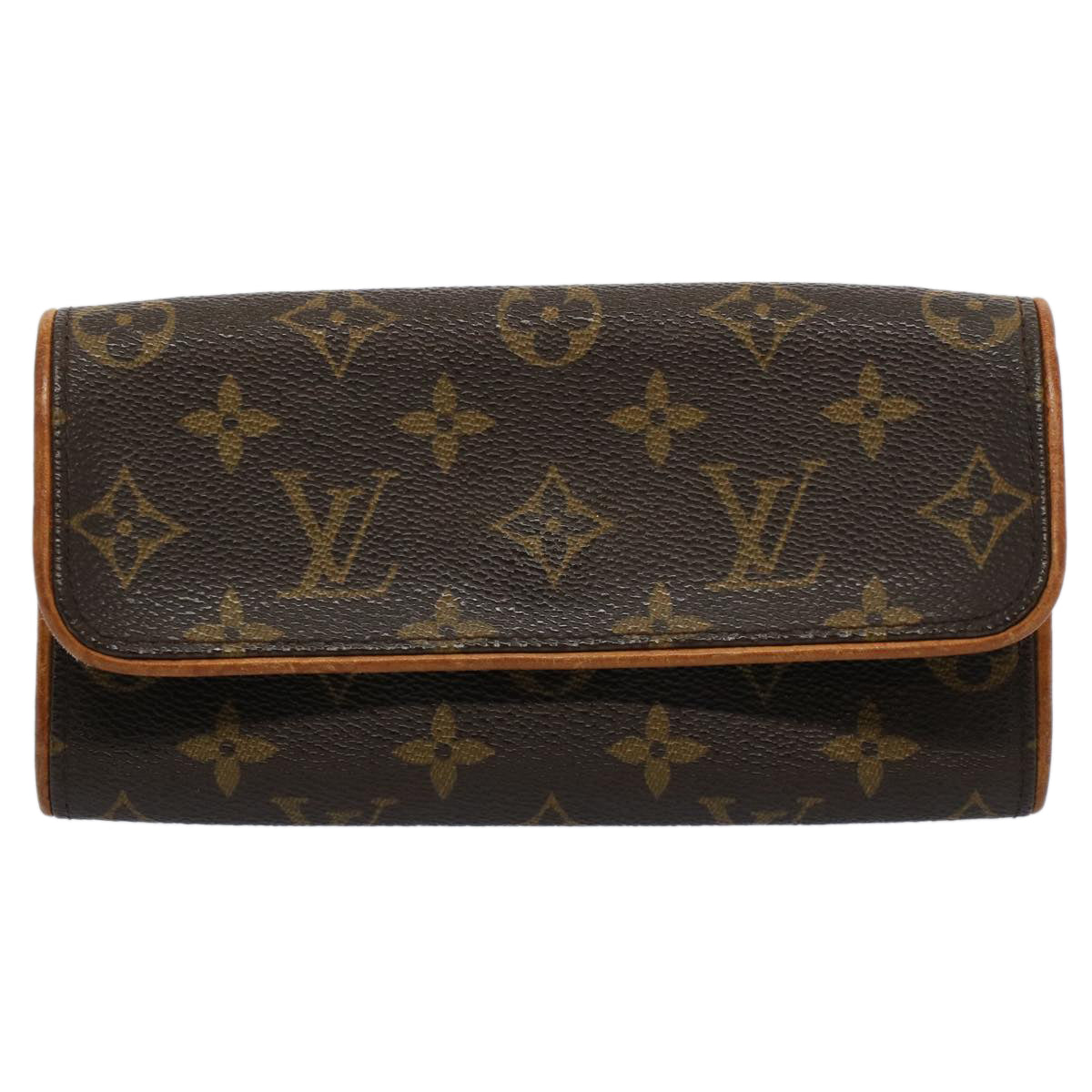 LOUIS VUITTON Monogram Pochette Twin PM Shoulder Bag M51854 LV Auth 57870