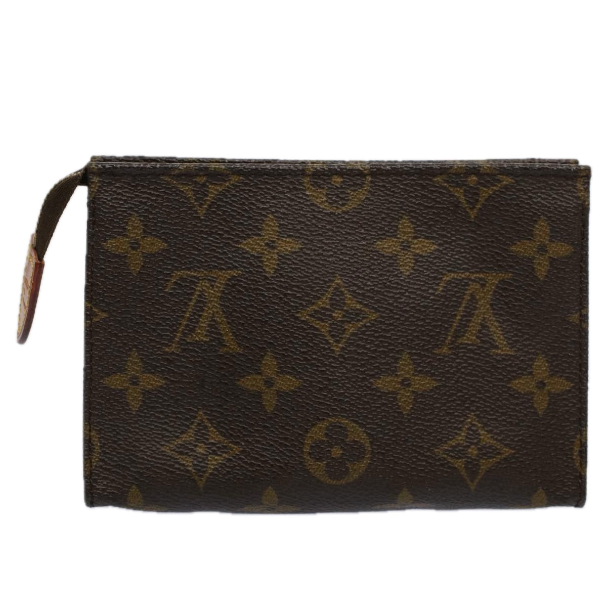 LOUIS VUITTON Monogram Poche Toilette 15 Pouch M47546 LV Auth 57877 - 0