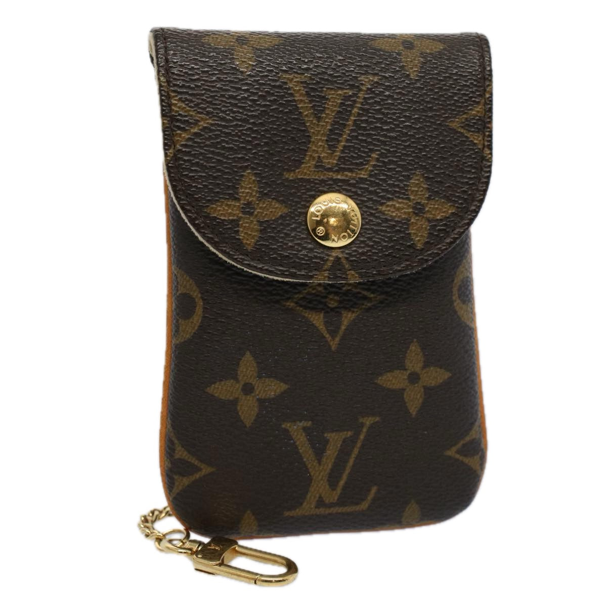 LOUIS VUITTON Monogram Etui Telephonne MM Cell Phone Case M66546 LV Auth 57878