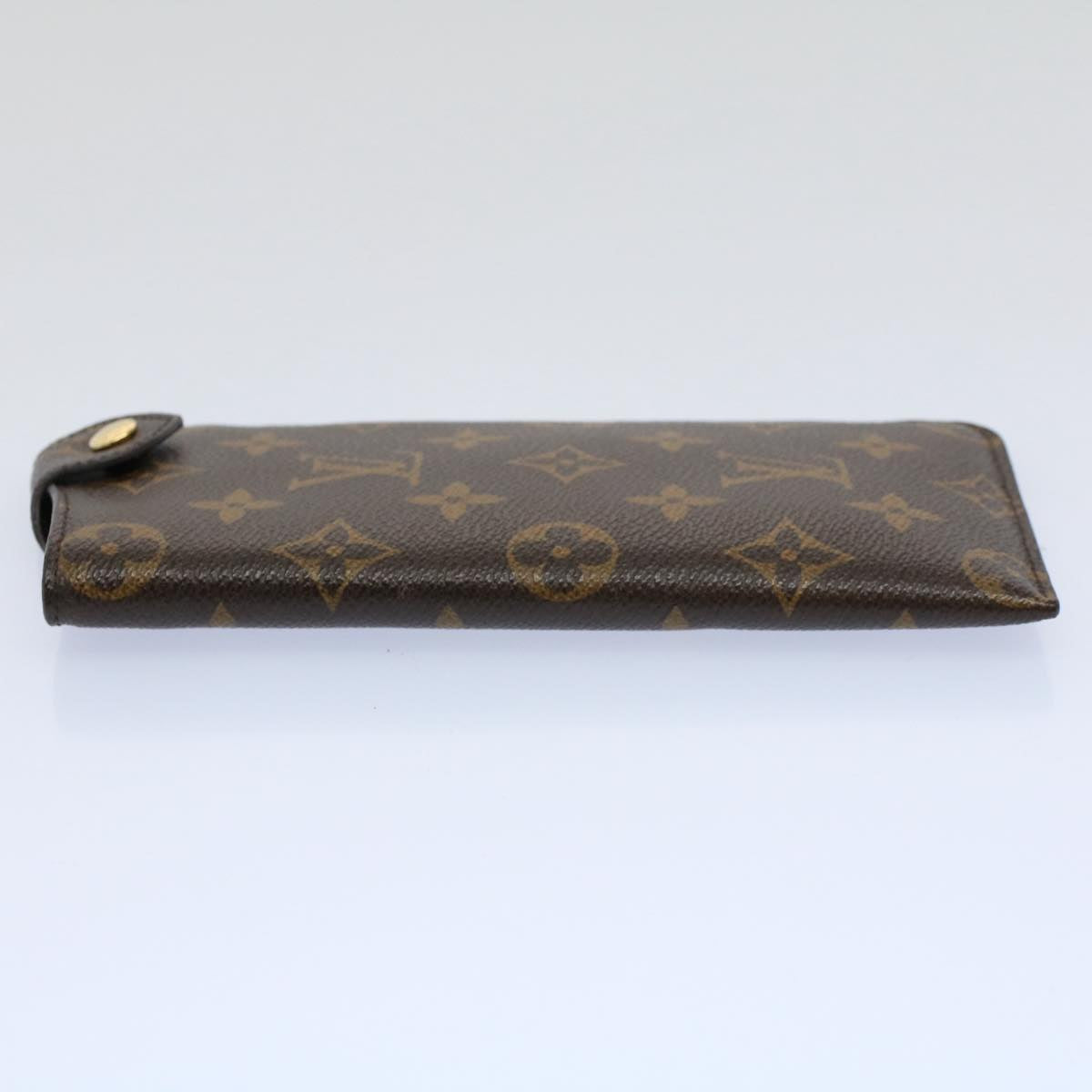 LOUIS VUITTON Monogram Etui Lunette MM Glasses Case M66544 LV Auth 57883