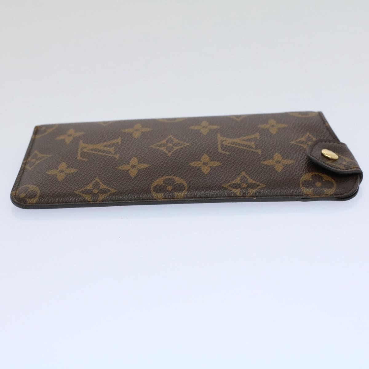 LOUIS VUITTON Monogram Etui Lunette MM Glasses Case M66544 LV Auth 57883