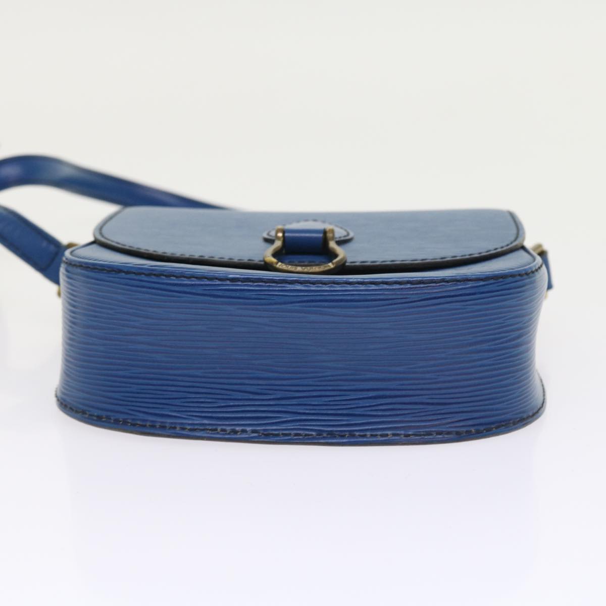 LOUIS VUITTON Epi Saint Cloud PM Shoulder Bag Blue M52195 LV Auth 57894