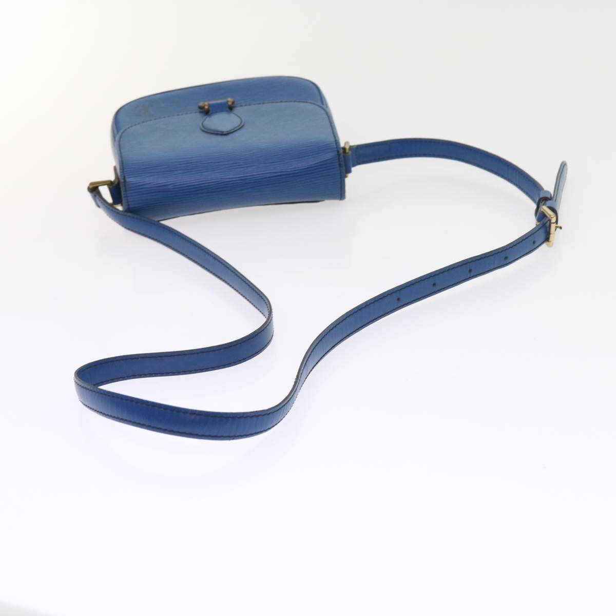 LOUIS VUITTON Epi Saint Cloud PM Shoulder Bag Blue M52195 LV Auth 57894