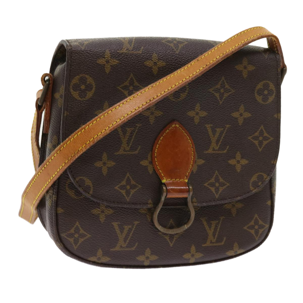 LOUIS VUITTON Monogram Saint Cloud MM Shoulder Bag M51243 LV Auth 57900