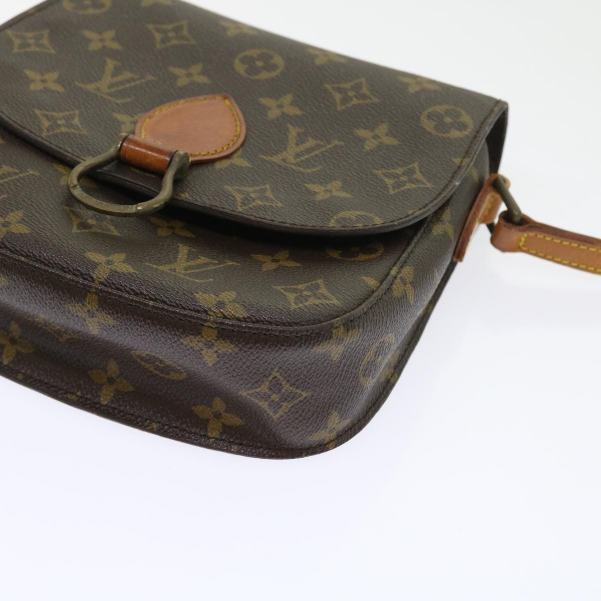 LOUIS VUITTON Monogram Saint Cloud MM Shoulder Bag M51243 LV Auth 57900