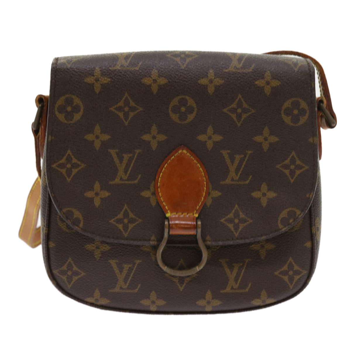 LOUIS VUITTON Monogram Saint Cloud MM Shoulder Bag M51243 LV Auth 57900