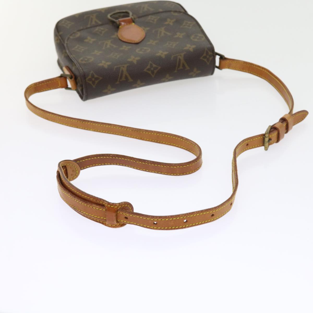 LOUIS VUITTON Monogram Saint Cloud MM Shoulder Bag M51243 LV Auth 57900