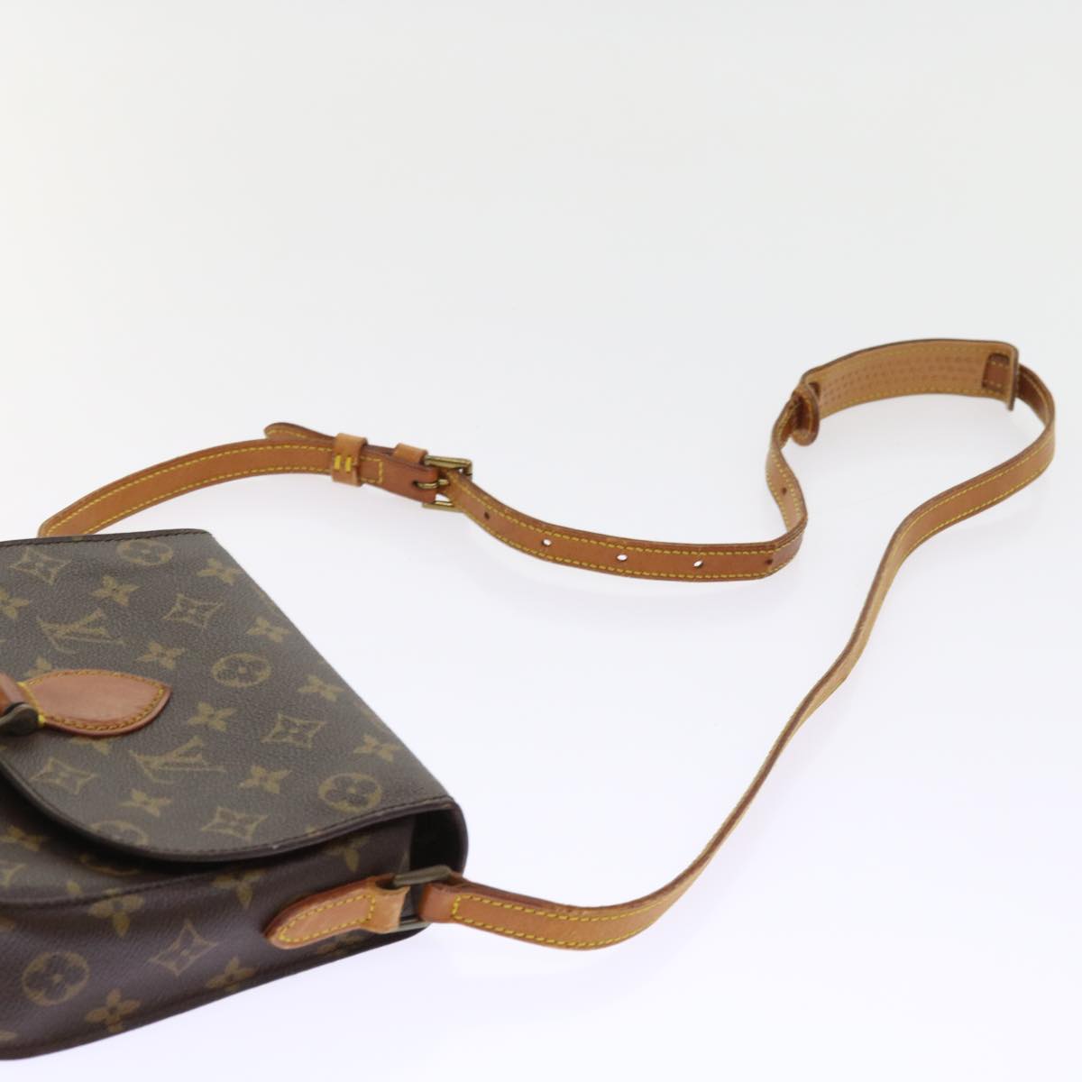 LOUIS VUITTON Monogram Saint Cloud MM Shoulder Bag M51243 LV Auth 57900