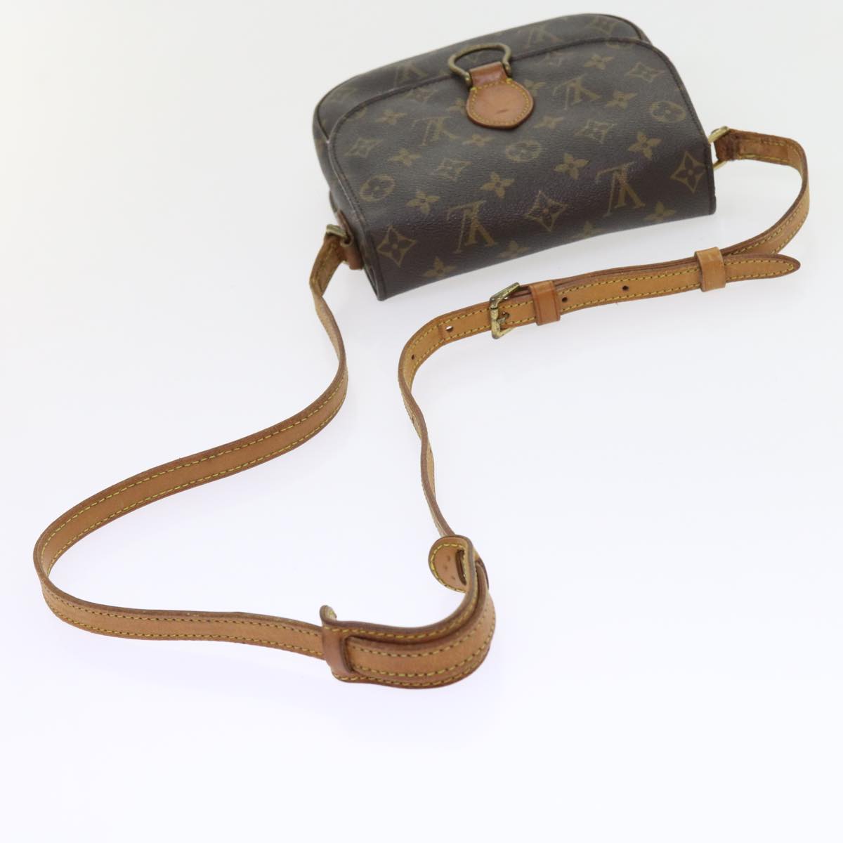 LOUIS VUITTON Monogram Saint Cloud MM Shoulder Bag M51243 LV Auth 57908