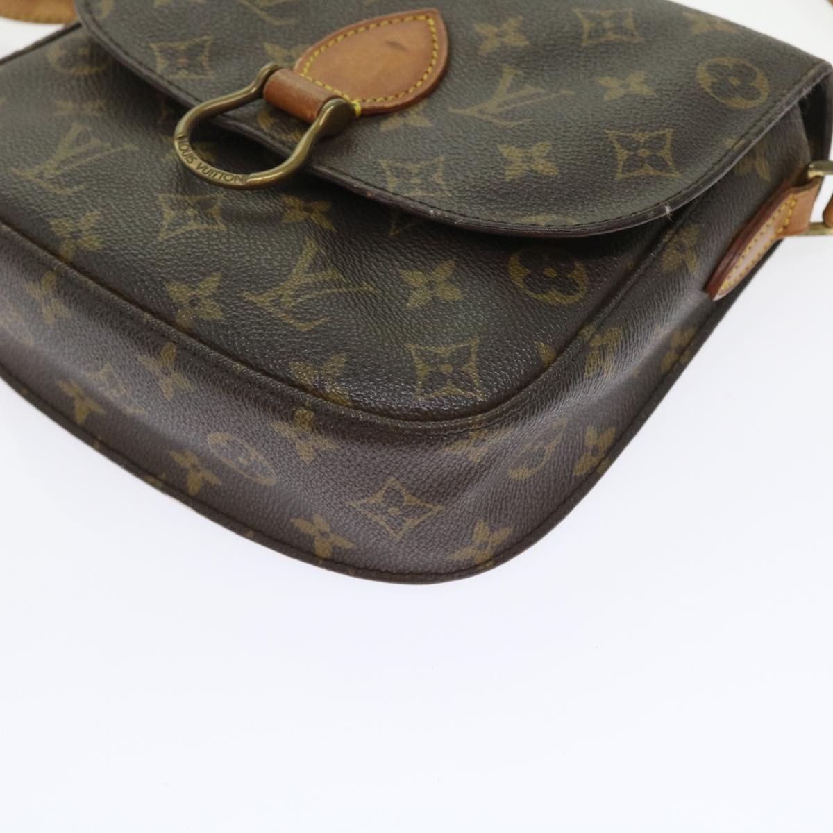 LOUIS VUITTON Monogram Saint Cloud MM Shoulder Bag M51243 LV Auth 57908