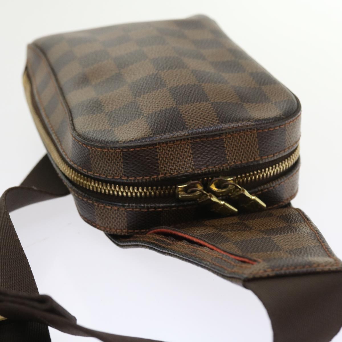 LOUIS VUITTON Damier Ebene Geronimos Shoulder Bag N51994 LV Auth 57911