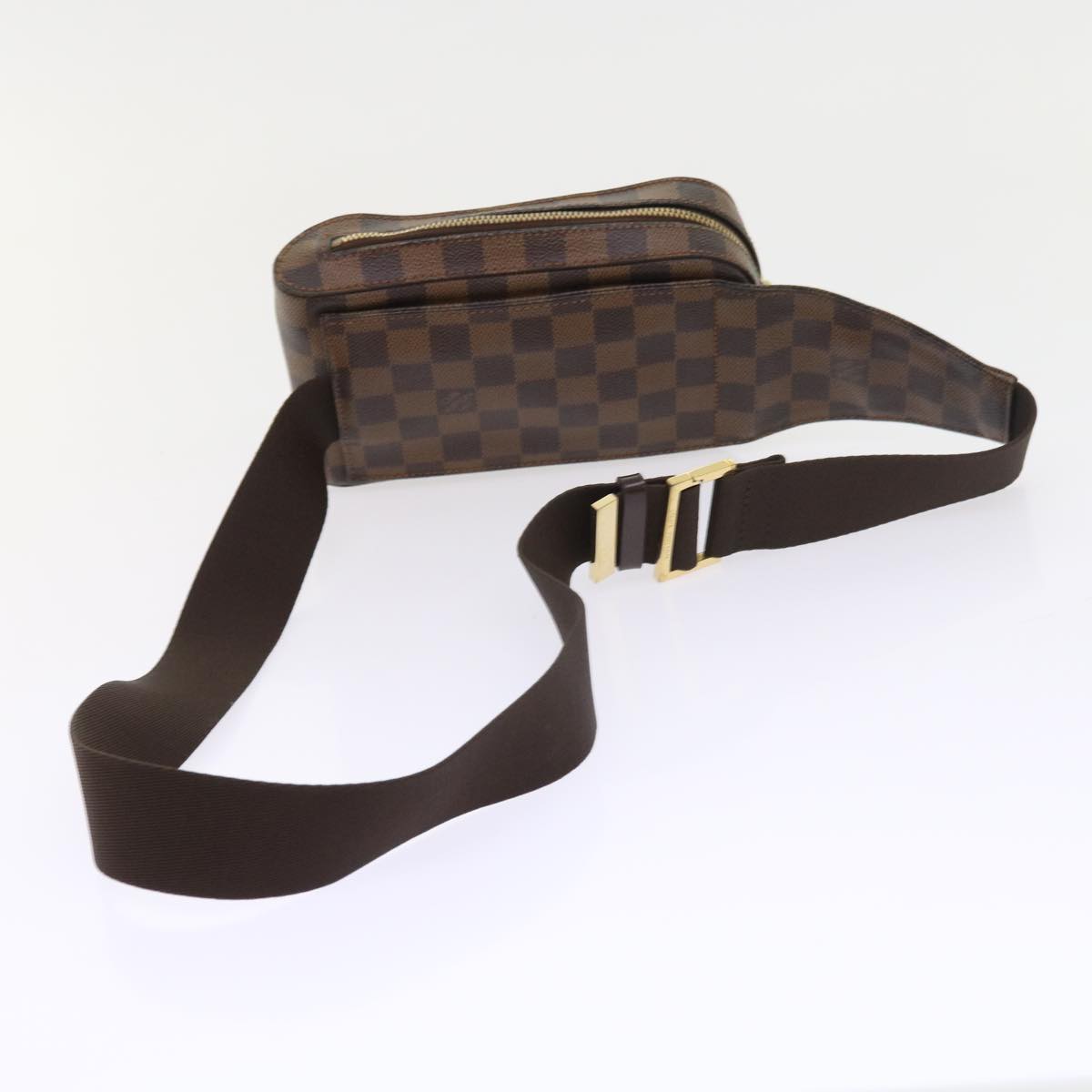 LOUIS VUITTON Damier Ebene Geronimos Shoulder Bag N51994 LV Auth 57911