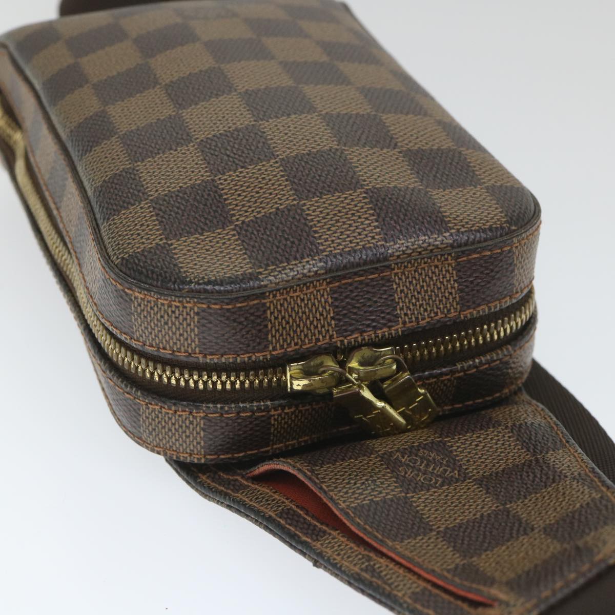 LOUIS VUITTON Damier Ebene Geronimos Shoulder Bag N51994 LV Auth 57912