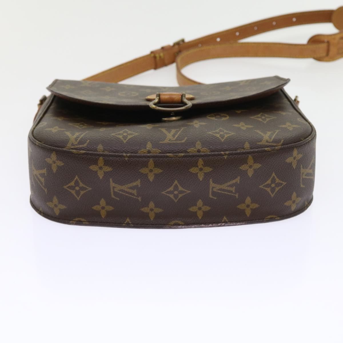 LOUIS VUITTON Monogram Saint Cloud GM Shoulder Bag M51242 LV Auth 57925