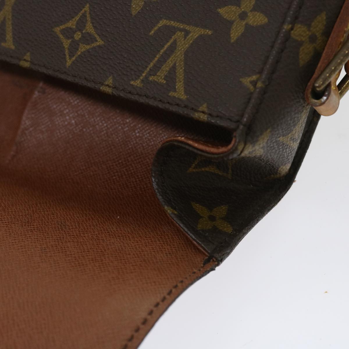 LOUIS VUITTON Monogram Saint Cloud GM Shoulder Bag M51242 LV Auth 57925