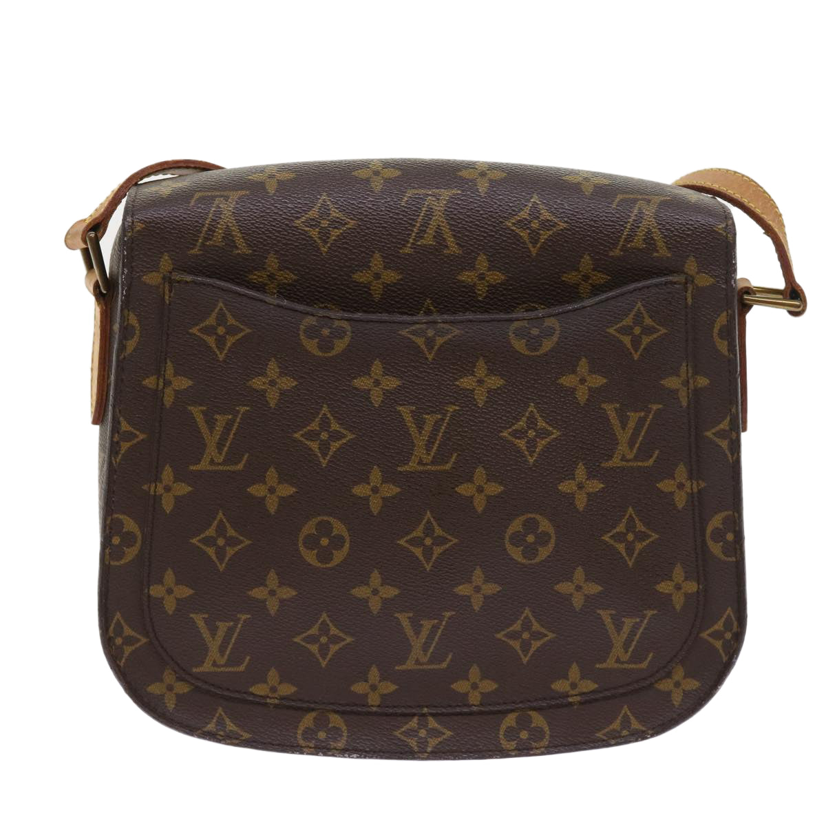 LOUIS VUITTON Monogram Saint Cloud GM Shoulder Bag M51242 LV Auth 57925