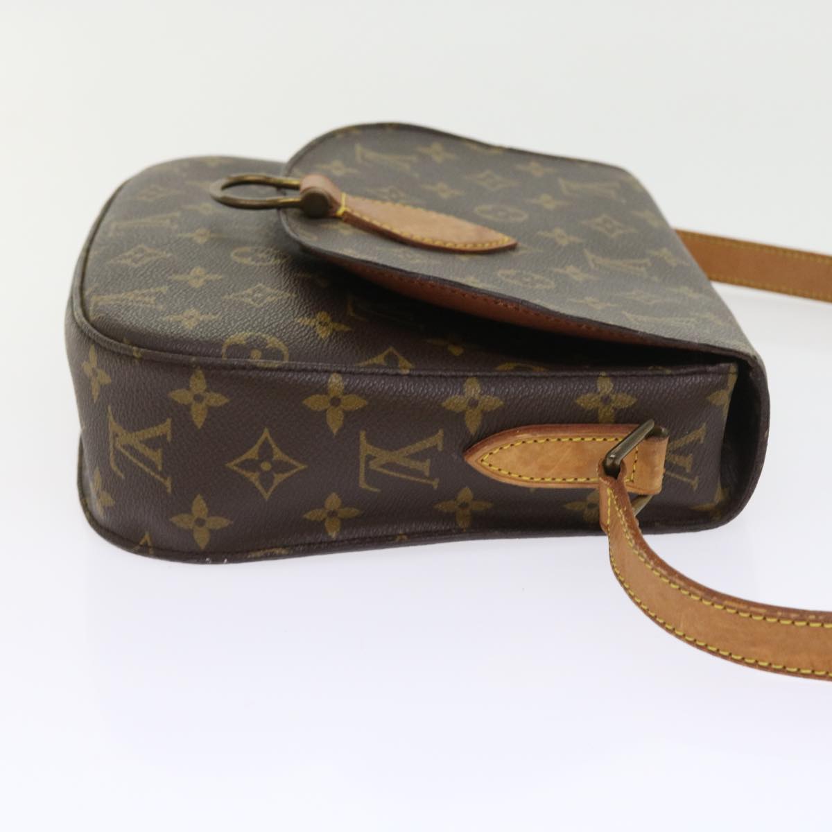 LOUIS VUITTON Monogram Saint Cloud GM Shoulder Bag M51242 LV Auth 57925