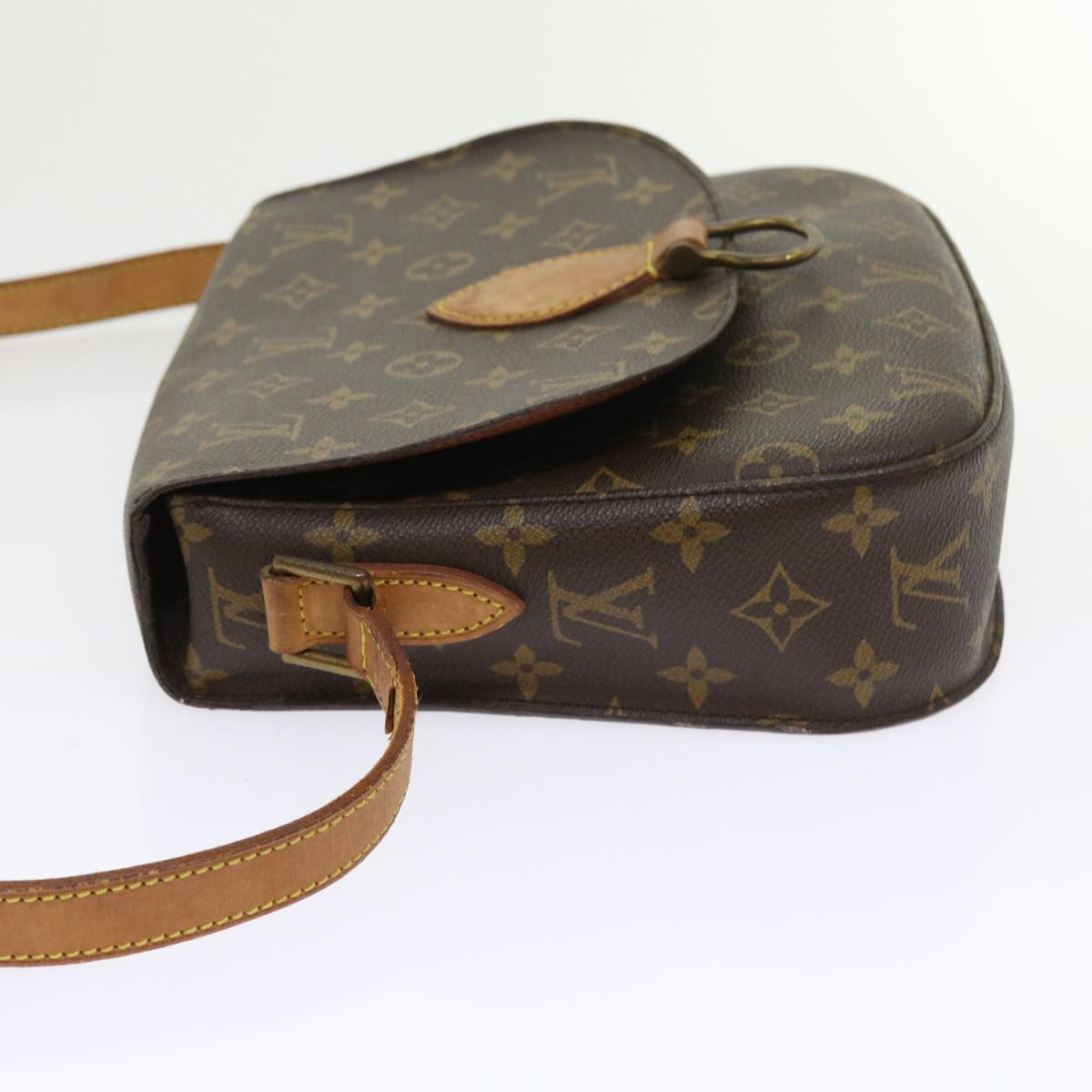 LOUIS VUITTON Monogram Saint Cloud GM Shoulder Bag M51242 LV Auth 57925