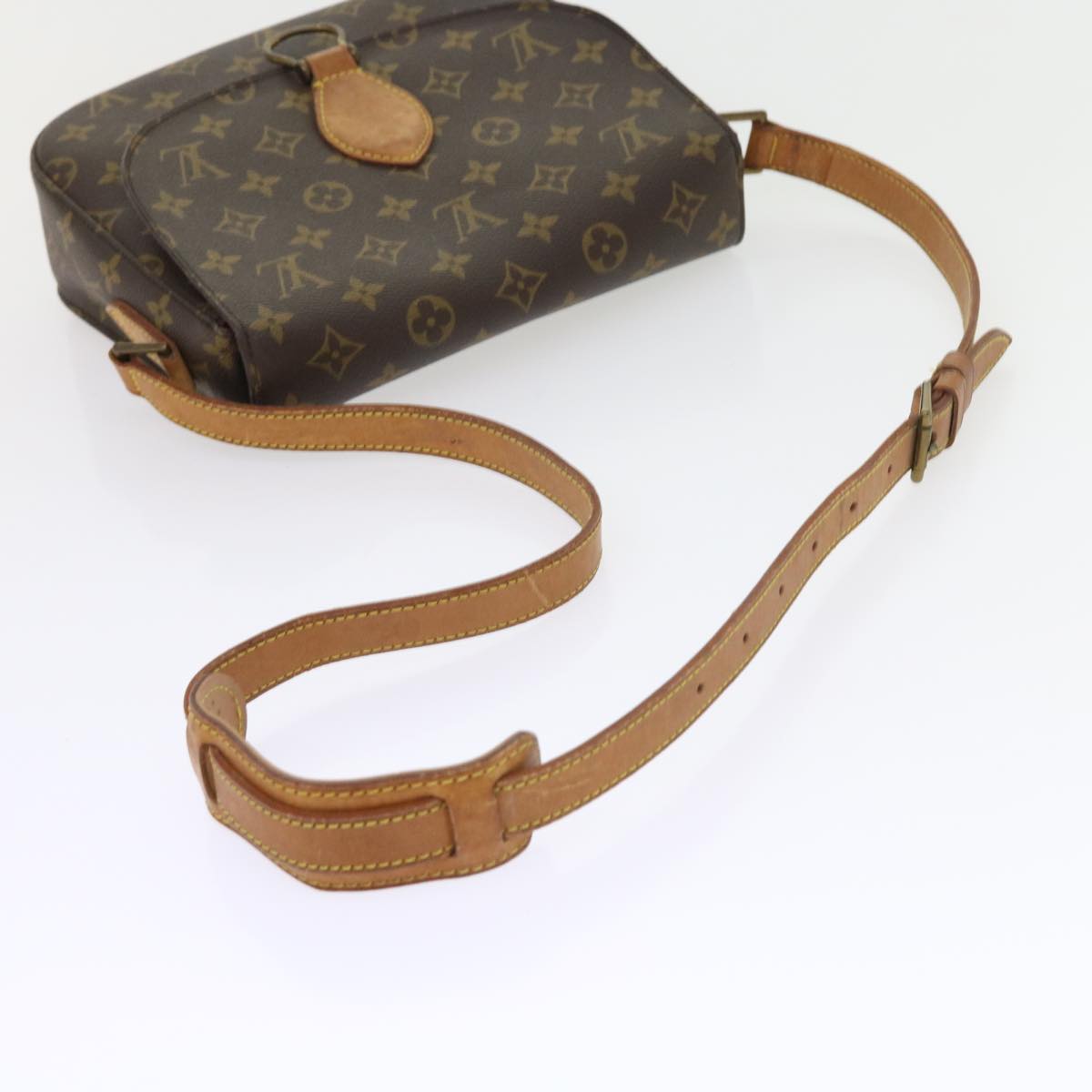 LOUIS VUITTON Monogram Saint Cloud GM Shoulder Bag M51242 LV Auth 57925