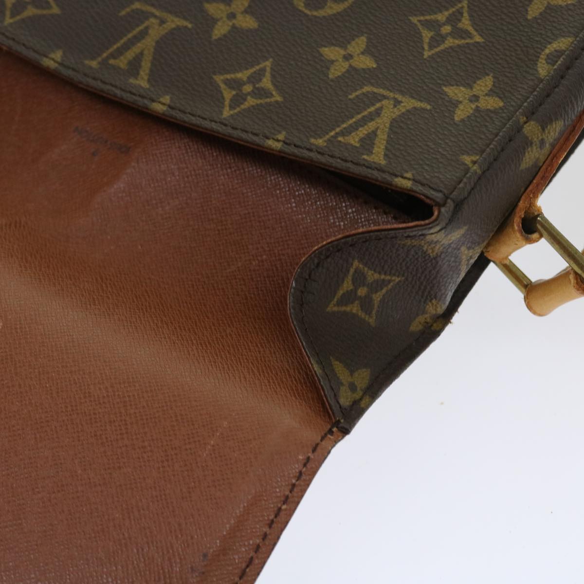 LOUIS VUITTON Monogram Saint Cloud GM Shoulder Bag M51242 LV Auth 57930