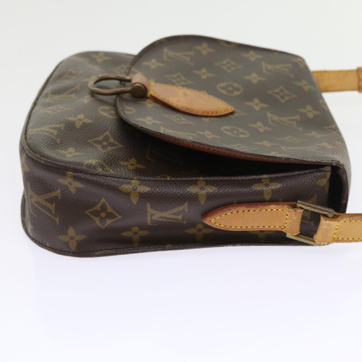 LOUIS VUITTON Monogram Saint Cloud GM Shoulder Bag M51242 LV Auth 57930