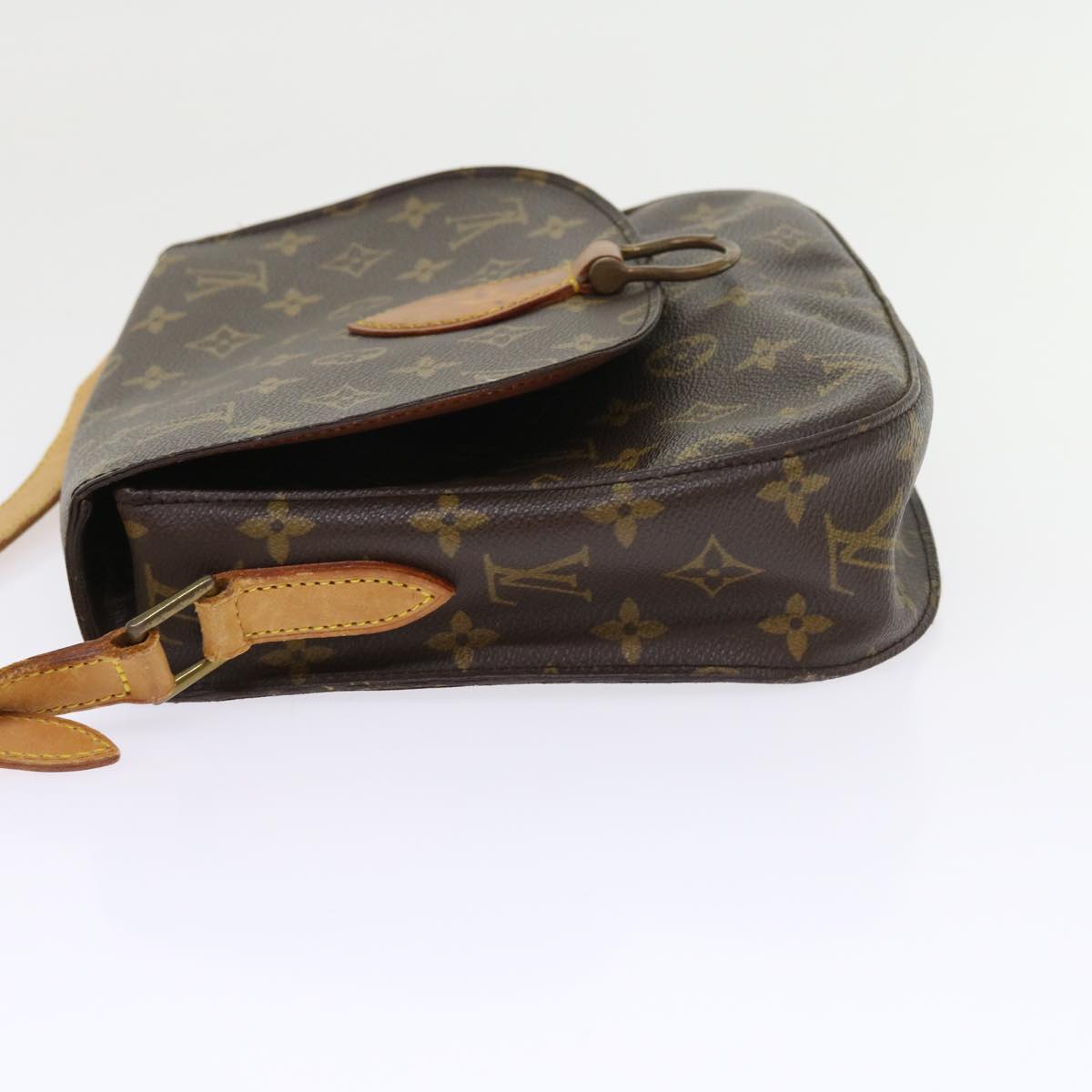 LOUIS VUITTON Monogram Saint Cloud GM Shoulder Bag M51242 LV Auth 57930