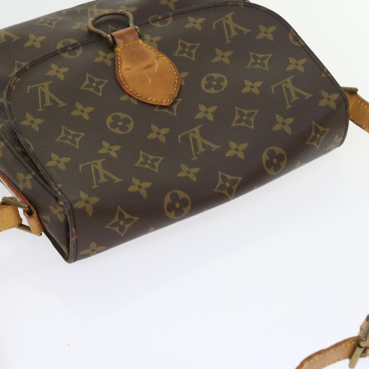 LOUIS VUITTON Monogram Saint Cloud GM Shoulder Bag M51242 LV Auth 57930