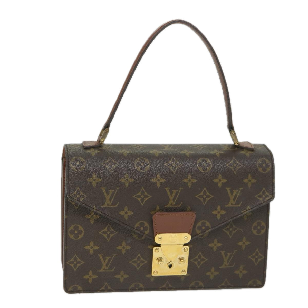 LOUIS VUITTON Monogram Concorde Hand Bag M51190 LV Auth 57937