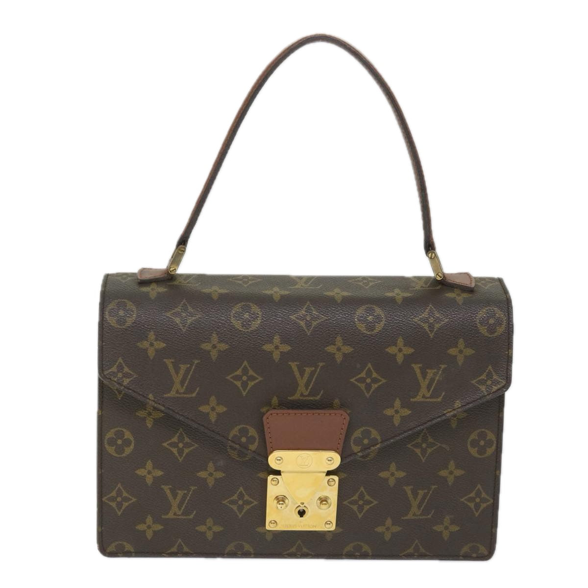 LOUIS VUITTON Monogram Concorde Hand Bag M51190 LV Auth 57937