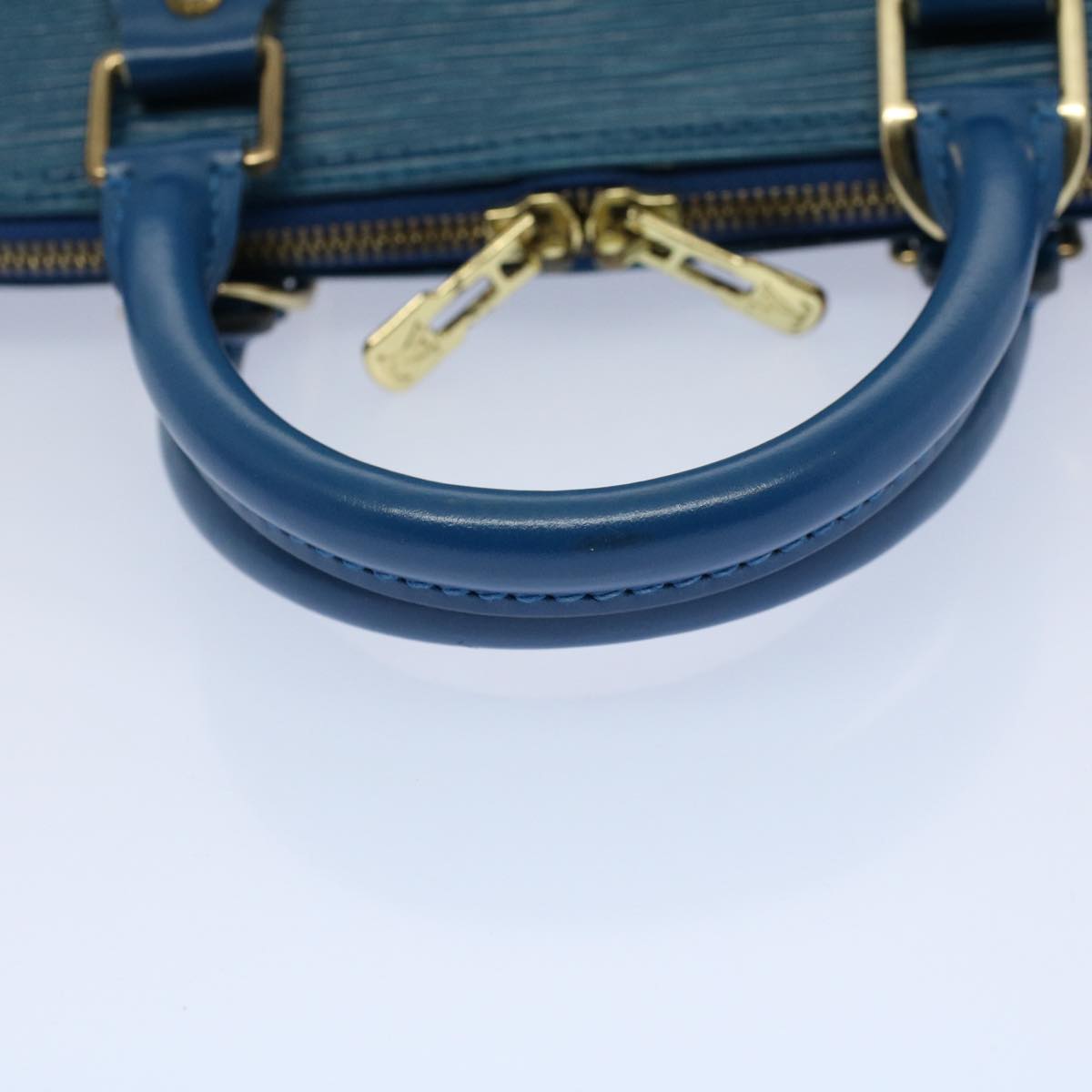 LOUIS VUITTON Epi Alma Hand Bag Toledo Blue M52145 LV Auth 57980