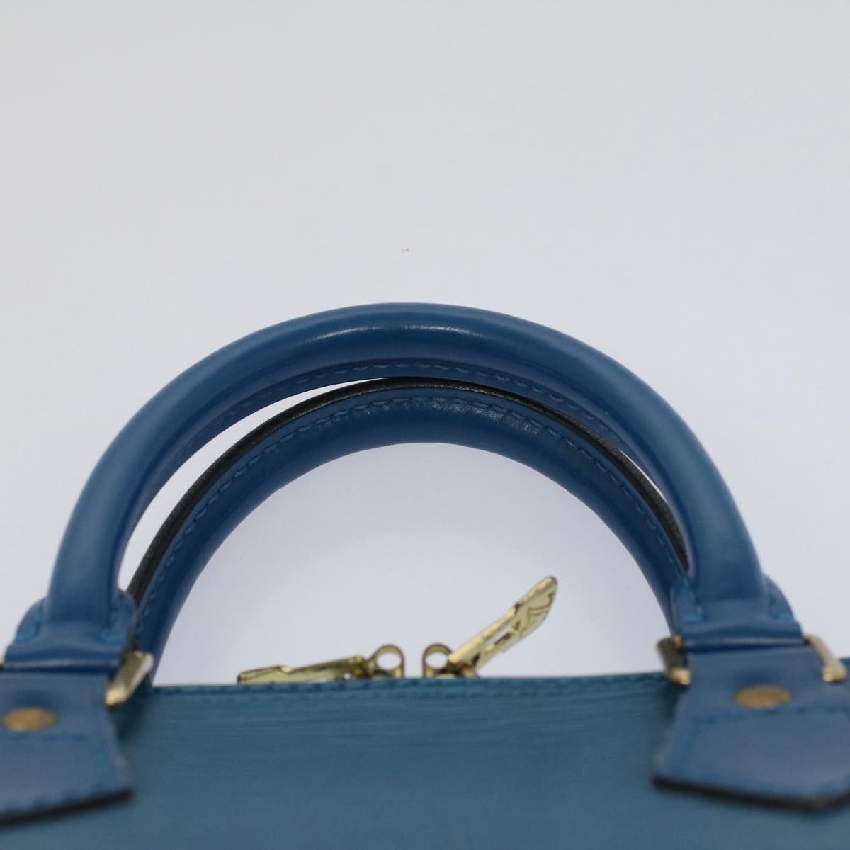 LOUIS VUITTON Epi Alma Hand Bag Toledo Blue M52145 LV Auth 57980