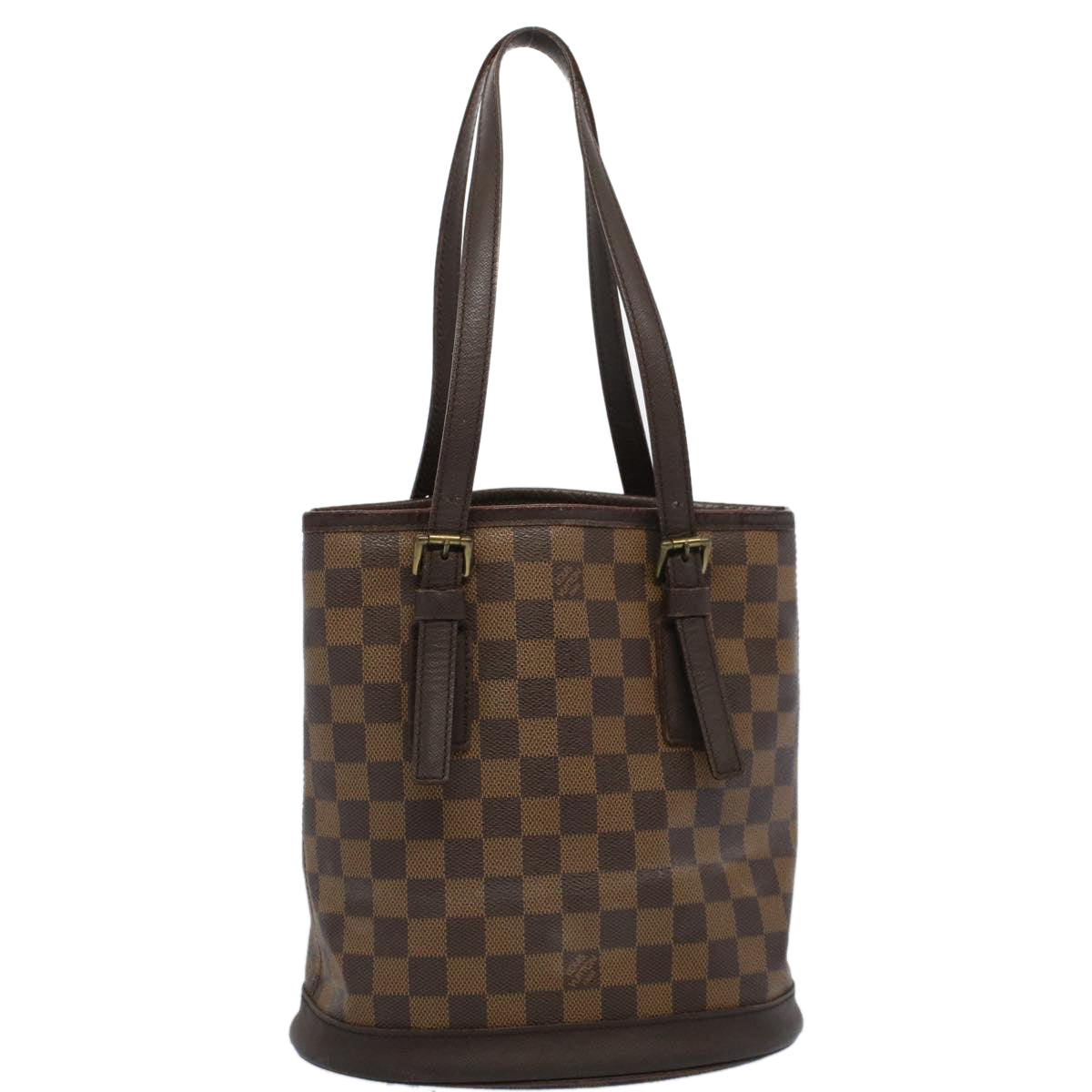 LOUIS VUITTON Damier Ebene Marais Shoulder Bag N42240 LV Auth 57986