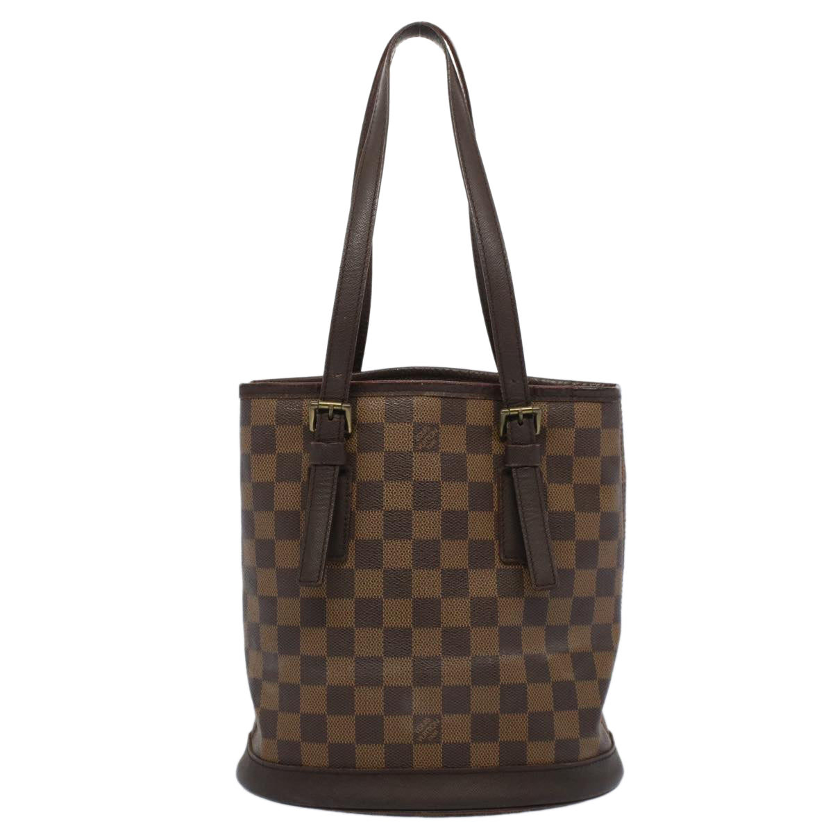 LOUIS VUITTON Damier Ebene Marais Shoulder Bag N42240 LV Auth 57986