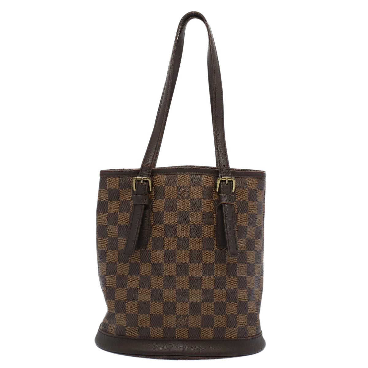 LOUIS VUITTON Damier Ebene Marais Shoulder Bag N42240 LV Auth 57986