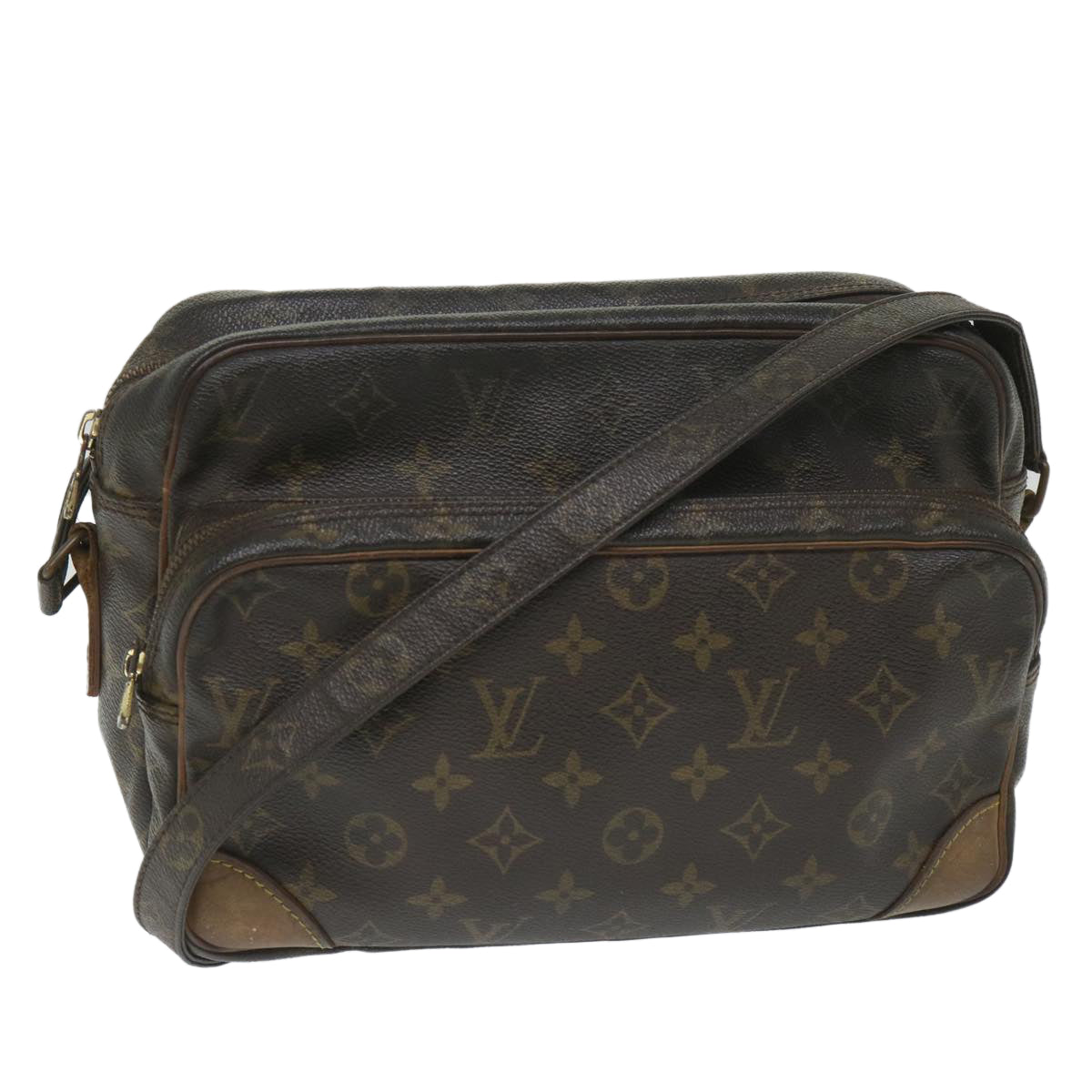 LOUIS VUITTON Monogram Nile Shoulder Bag M45244 LV Auth 57990