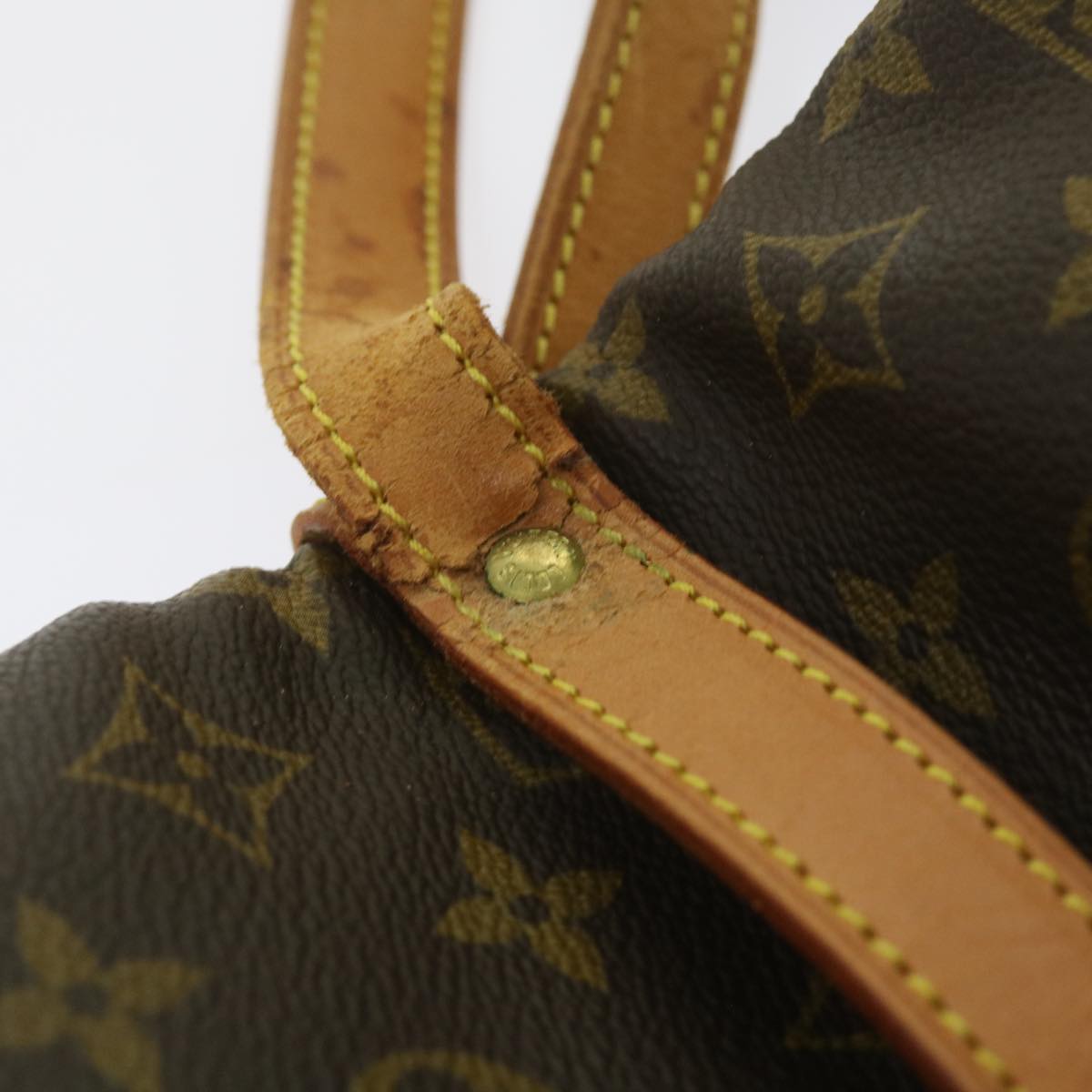 LOUIS VUITTON Monogram Saumur 30 Shoulder Bag M42256 LV Auth 57991