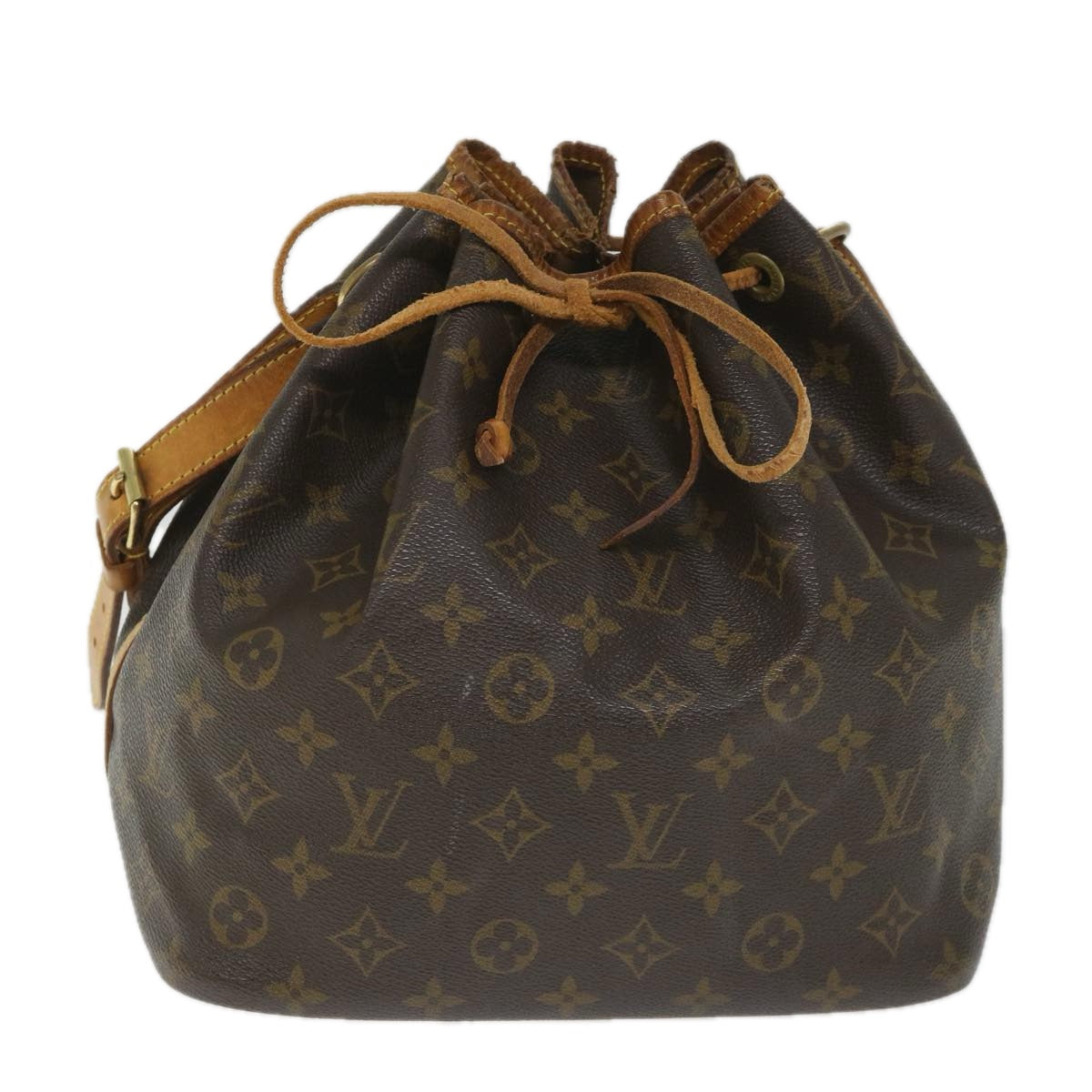 LOUIS VUITTON Monogram Petit Noe Shoulder Bag M42226 LV Auth 57999