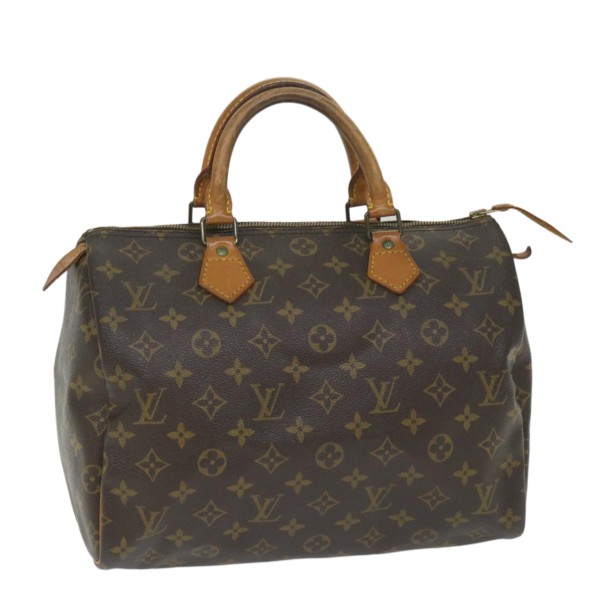 LOUIS VUITTON Monogram Speedy 30 Hand Bag M41526 LV Auth 58002