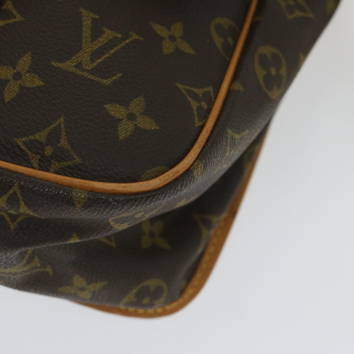 LOUIS VUITTON Monogram Gibeciere GM Shoulder Bag M42246 LV Auth 58014