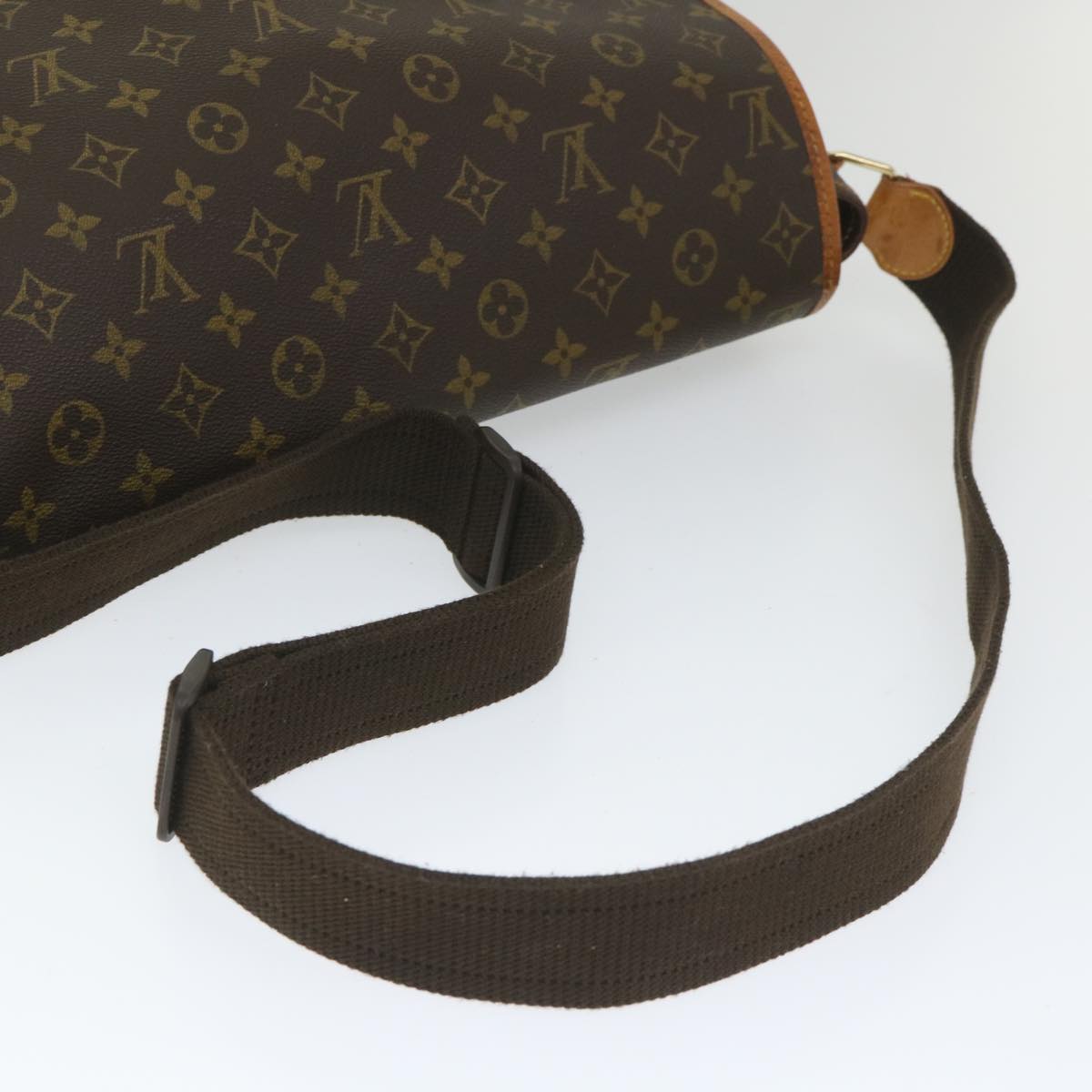 LOUIS VUITTON Monogram Gibeciere GM Shoulder Bag M42246 LV Auth 58014