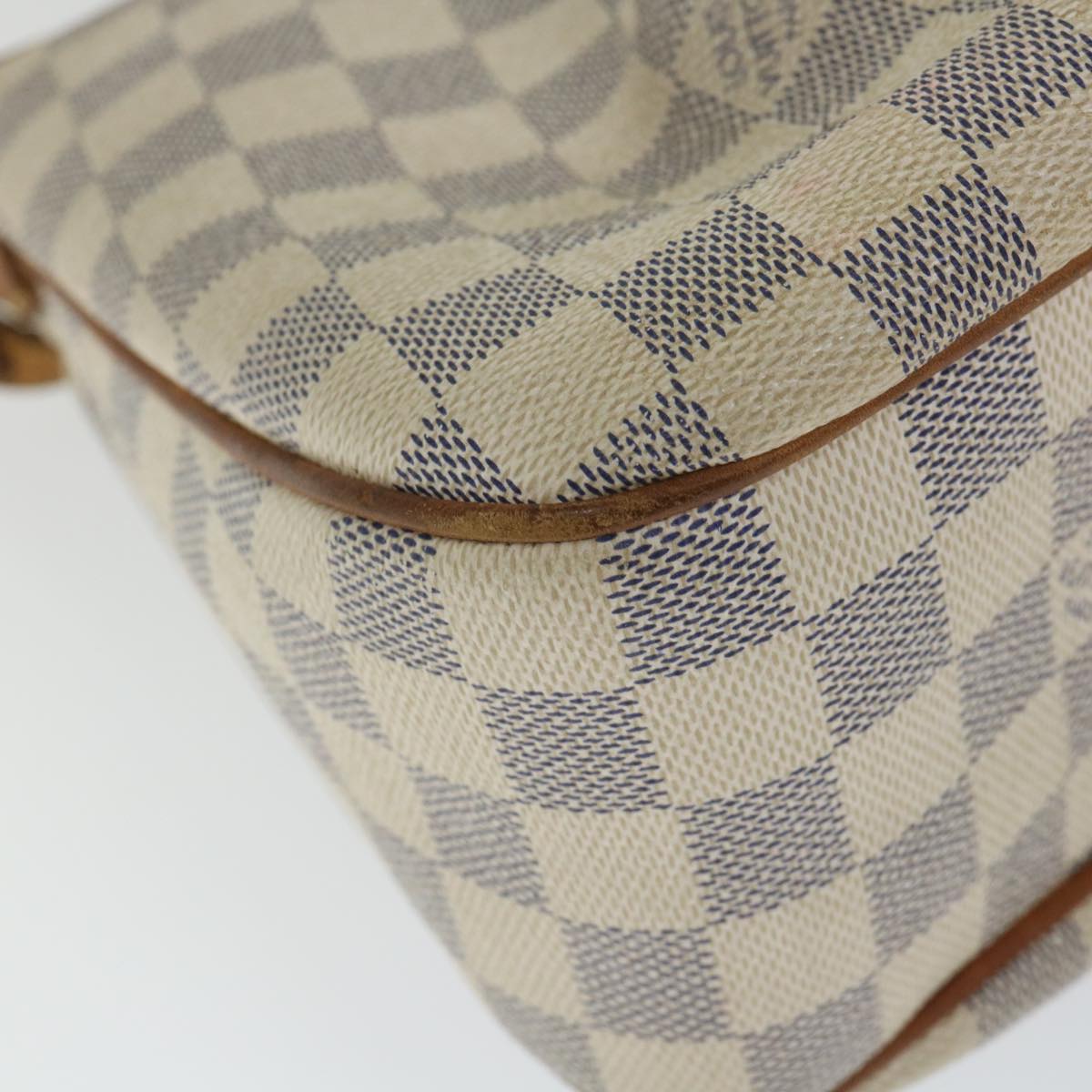 LOUIS VUITTON Damier Azur Siracusa PM Shoulder Bag N41113 LV Auth 58028