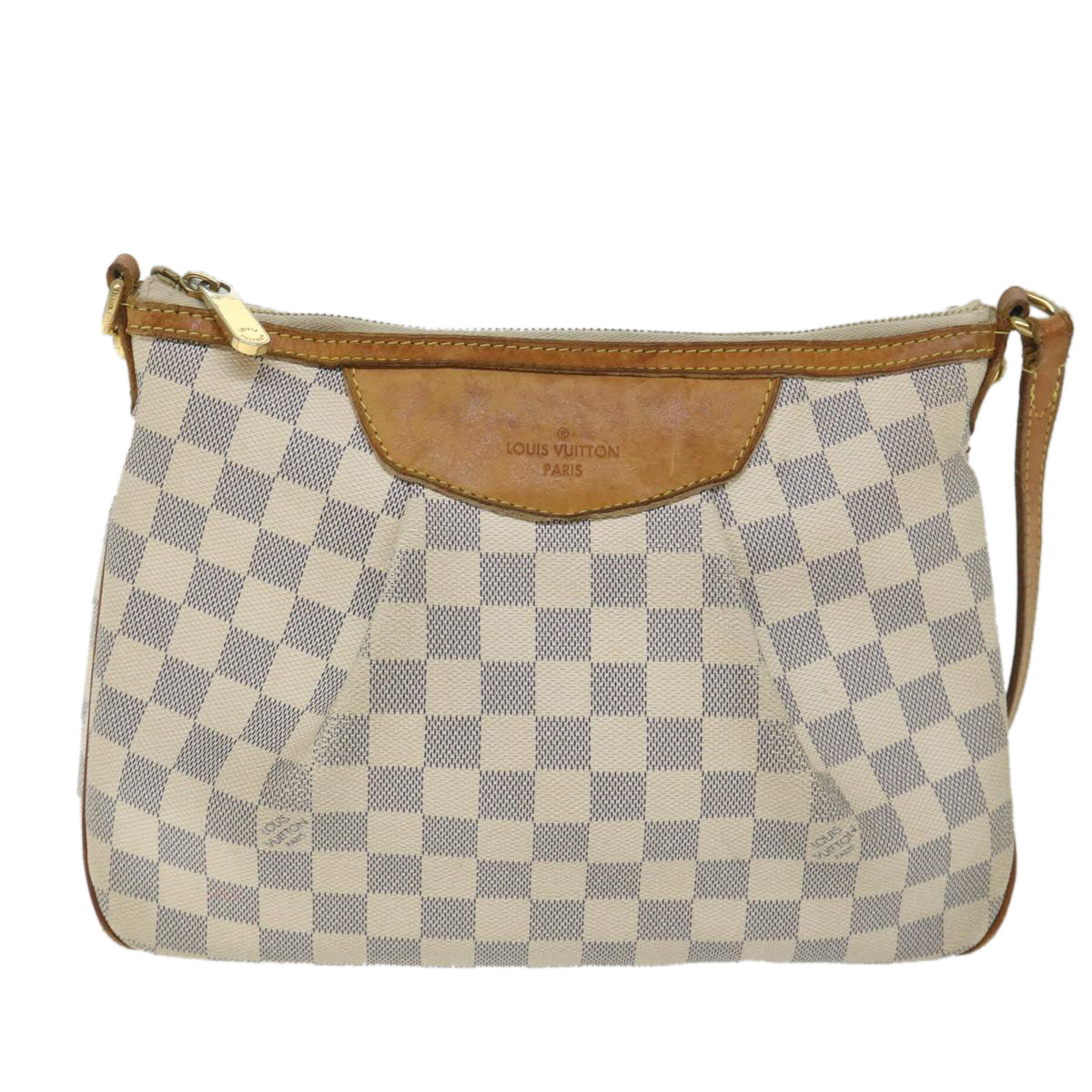 LOUIS VUITTON Damier Azur Siracusa PM Shoulder Bag N41113 LV Auth 58028 - 0