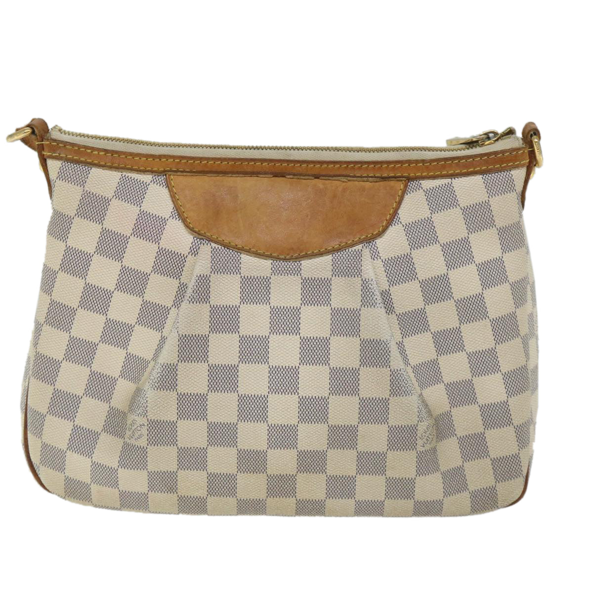 LOUIS VUITTON Damier Azur Siracusa PM Shoulder Bag N41113 LV Auth 58028