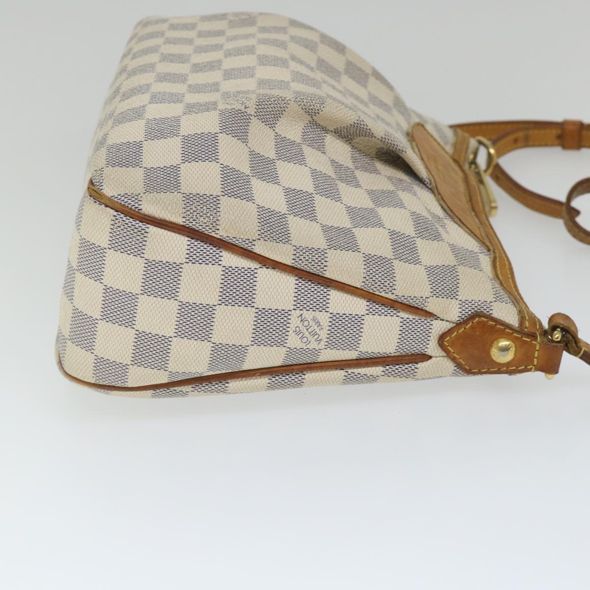 LOUIS VUITTON Damier Azur Siracusa PM Shoulder Bag N41113 LV Auth 58028