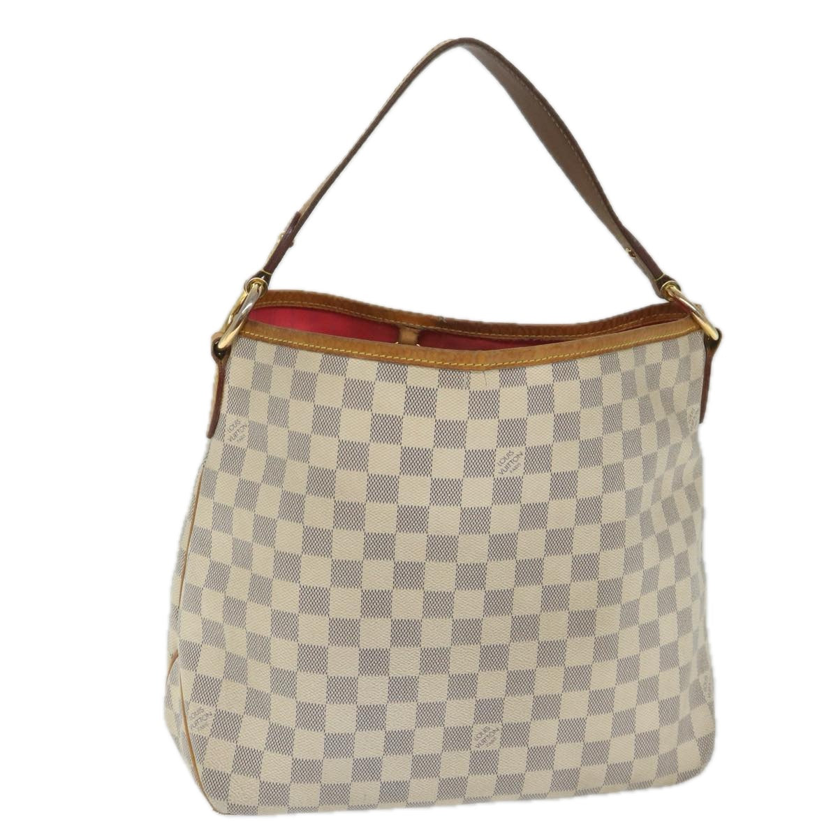 LOUIS VUITTON Damier Azur Delightful PM Shoulder Bag N41447 LV Auth 58029