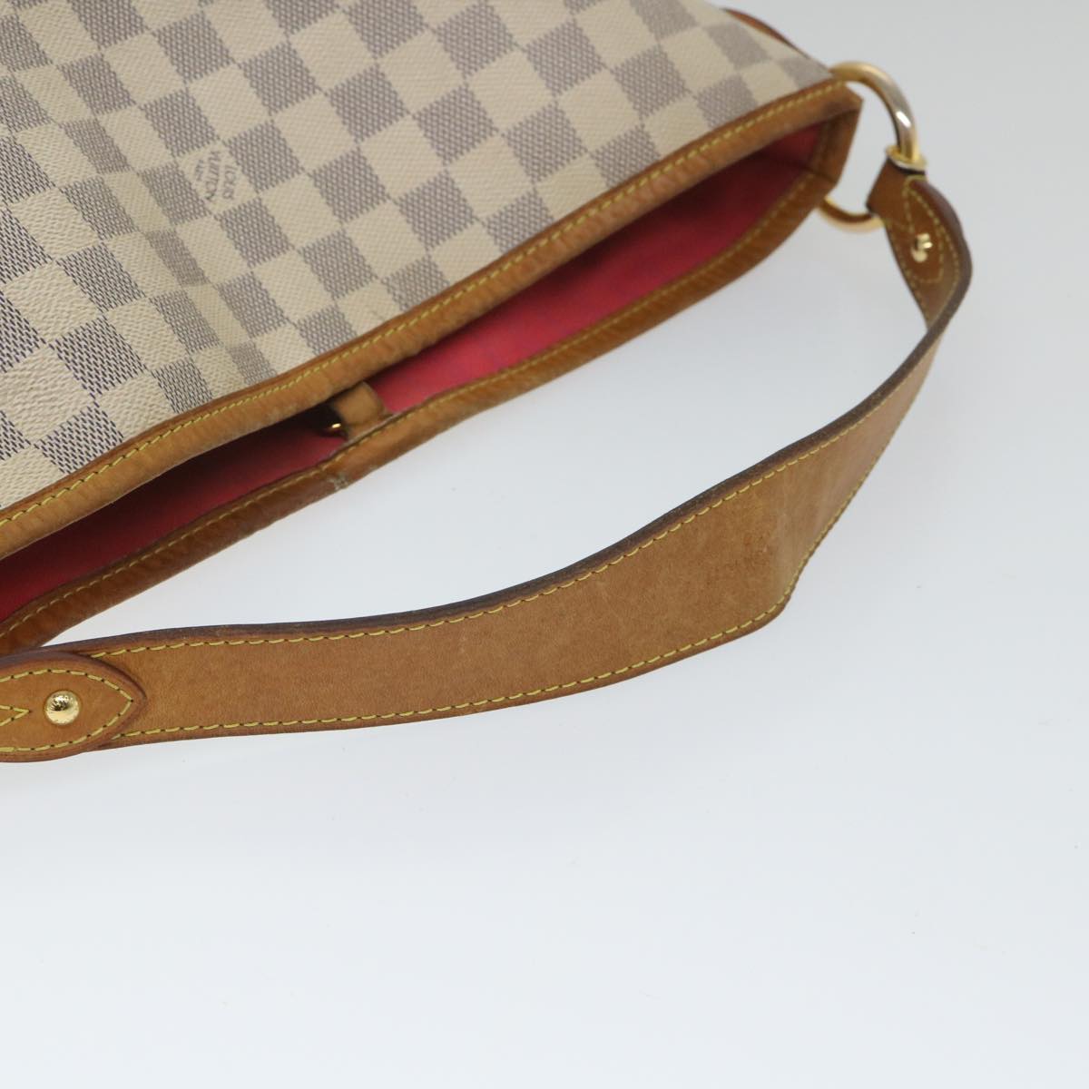 LOUIS VUITTON Damier Azur Delightful PM Shoulder Bag N41447 LV Auth 58029