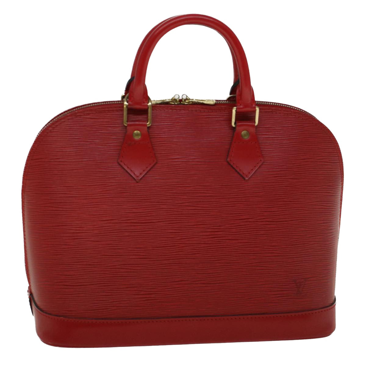 LOUIS VUITTON Epi Alma Hand Bag Castilian Red M52147 LV Auth 58057