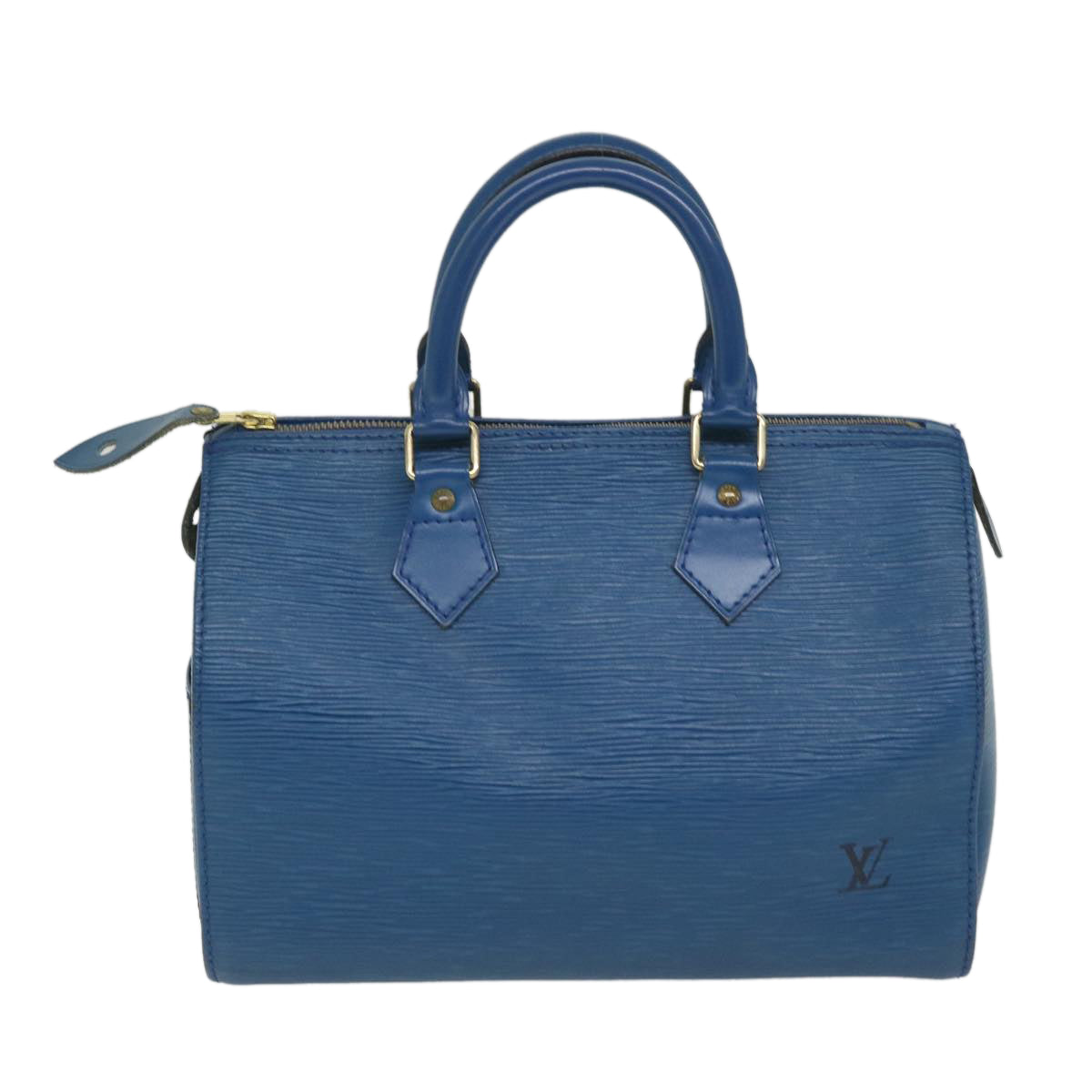 LOUIS VUITTON Epi Speedy 25 Hand Bag Toledo Blue M43015 LV Auth 58058 - 0