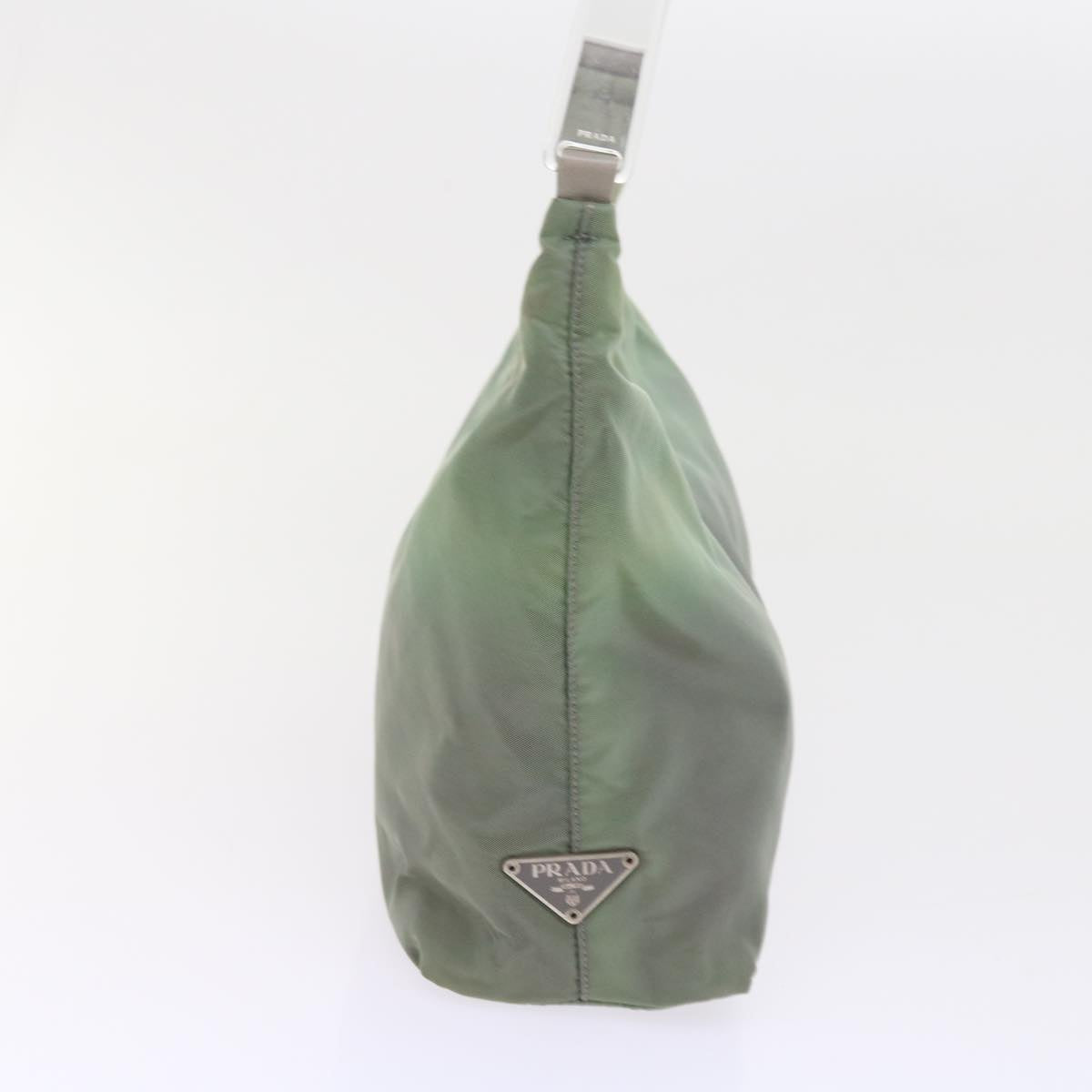 PRADA Shoulder Bag Nylon Green Auth 58107